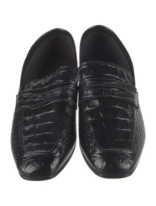 Sophique Embossed Leather Loafers