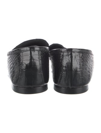 Sophique Embossed Leather Loafers