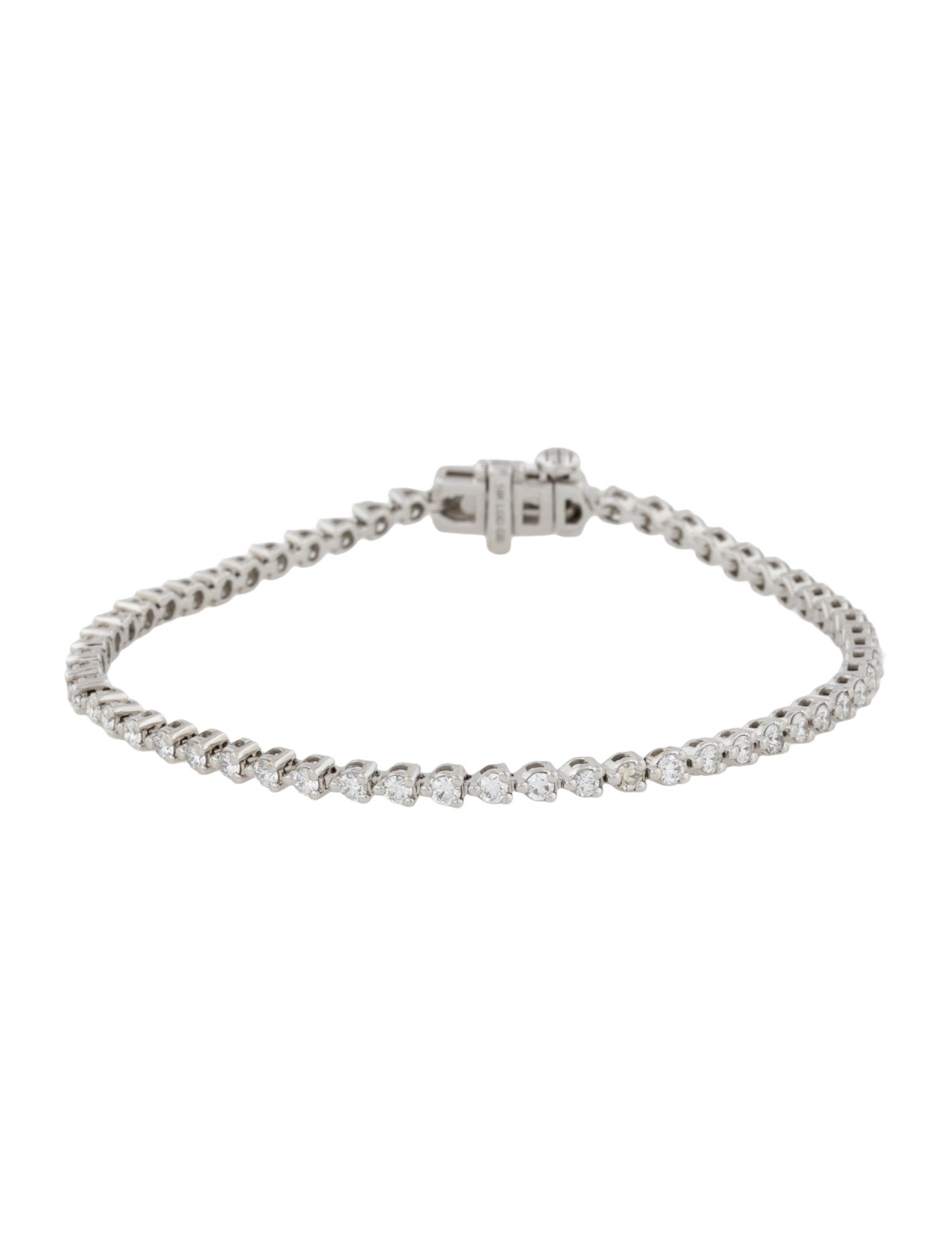 Grown Brilliance 14K 2.00ctw Lab-Grown Diamond Three-Prong Tennis Bracelet