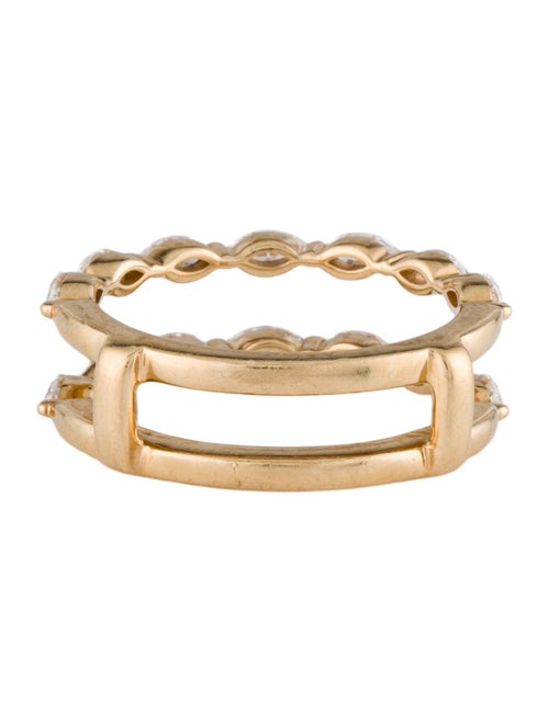 Grown Brilliance 14K 1.25ctw Lab-Grown Diamond Double Row Ring Enhancer