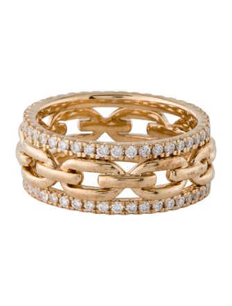 Grown Brilliance 14K Lab-Grown Diamond Cadence Link Band