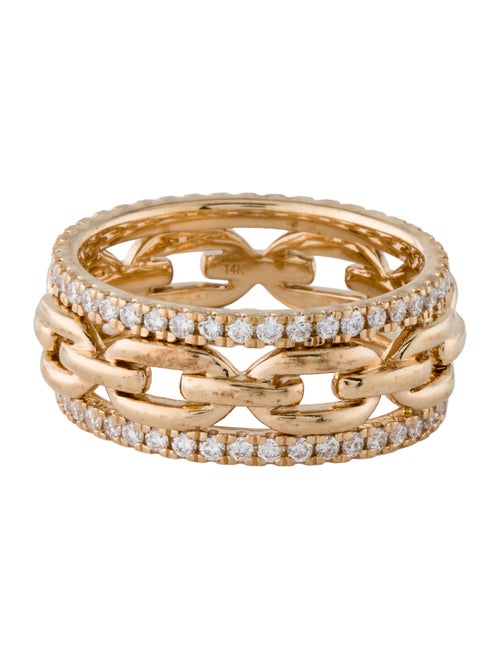 Grown Brilliance 14K Lab-Grown Diamond Cadence Link Band