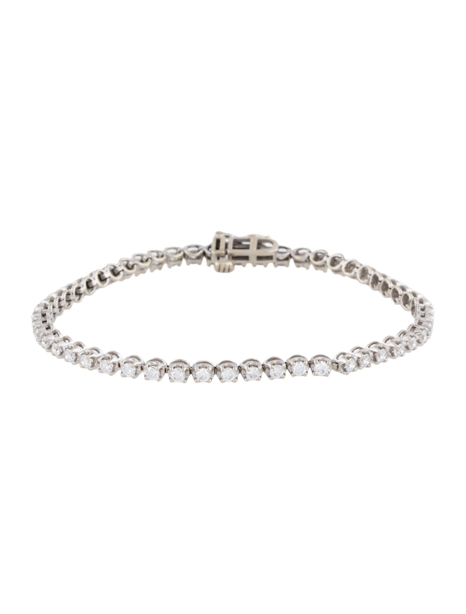 Grown Brilliance 14K 2.08ctw Lab-Grown Diamond Tulip Prong Tennis Bracelet