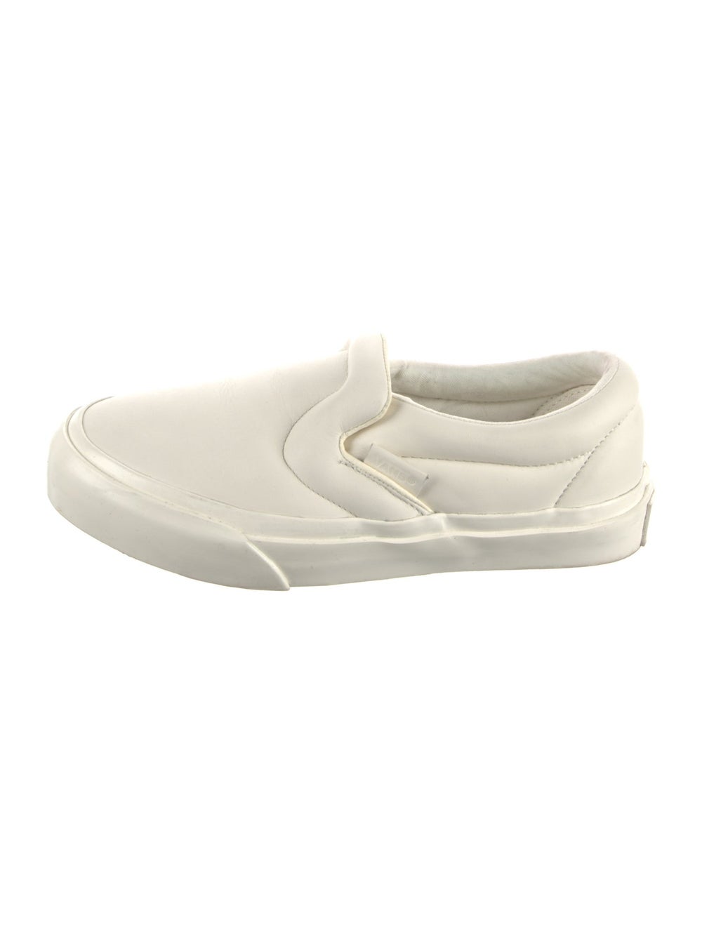 Vans x Proenza Schouler Leather Slip-On Sneakers Neutrals Round-Toes