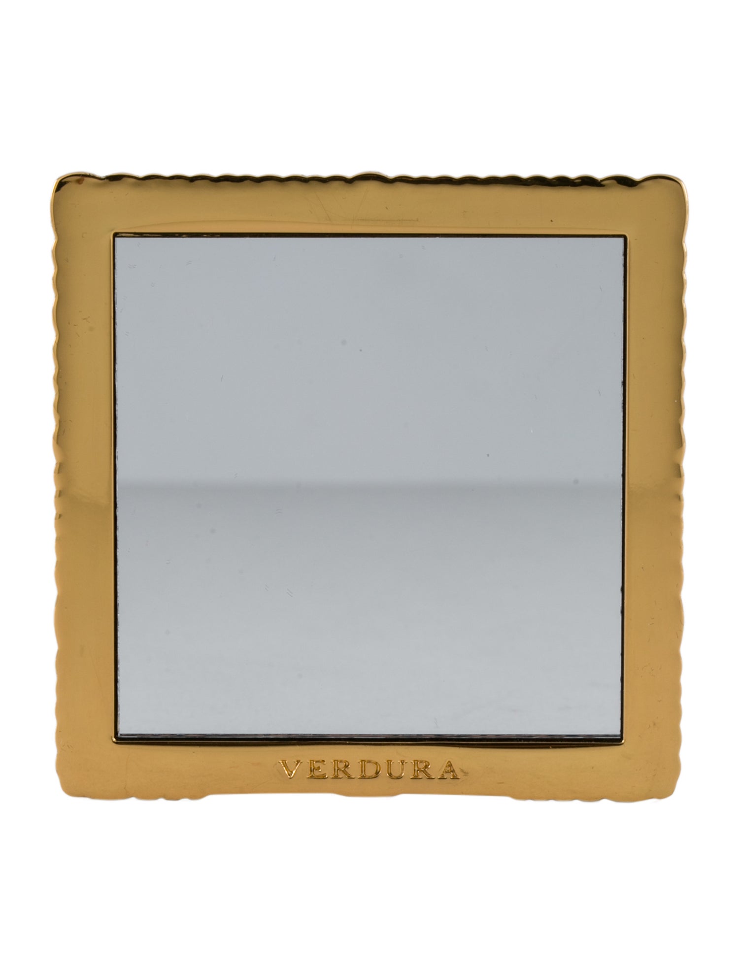 Verdura Shell-Motif Compact Mirror