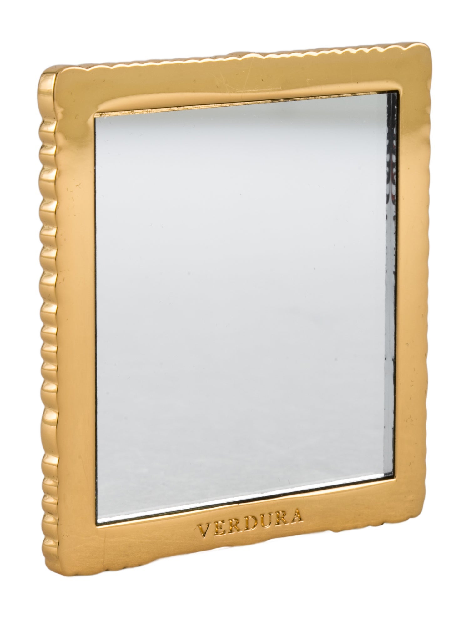 Verdura Shell-Motif Compact Mirror