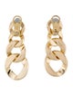 Verdura 18K Curb Link Clip On Earrings