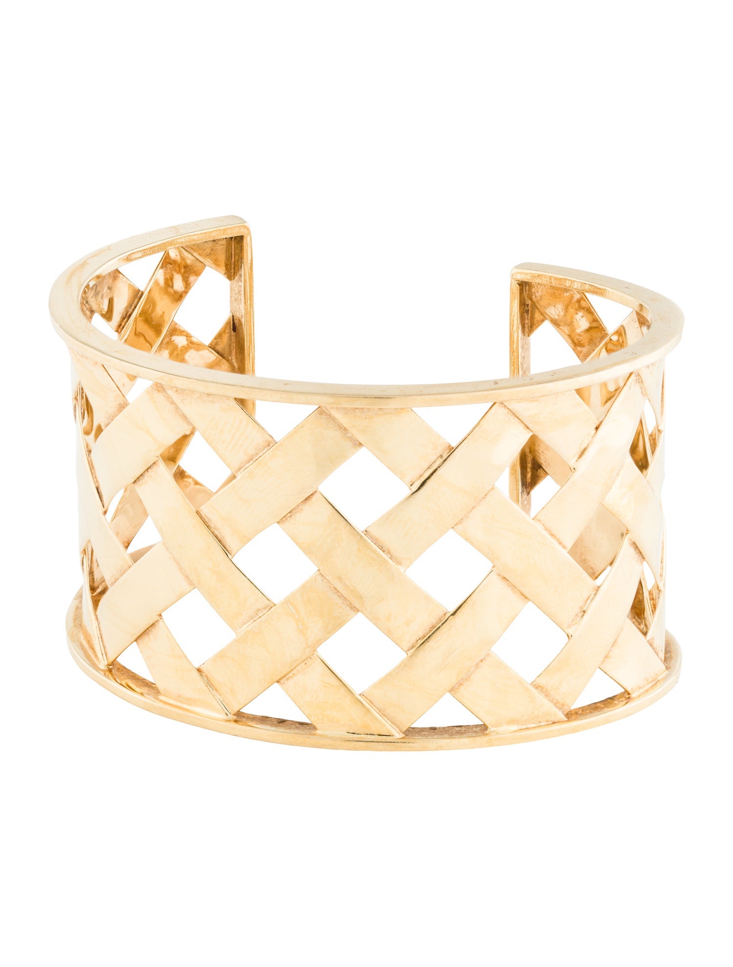 Verdura 18K Criss Cross Cuff Bracelet