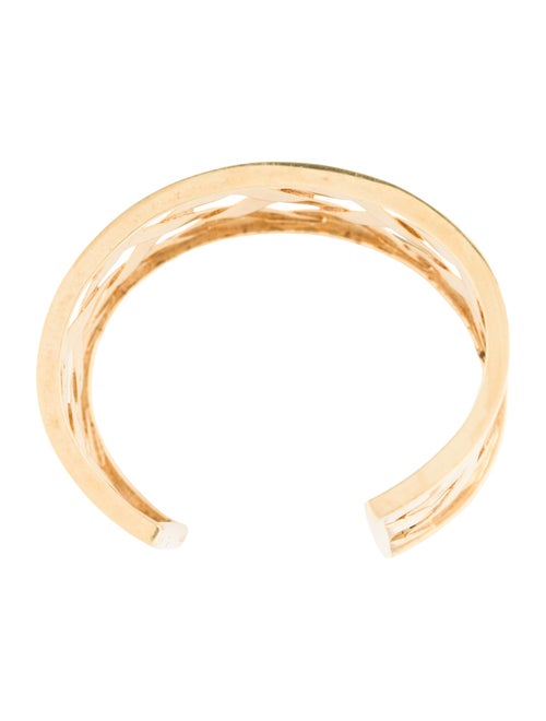 Verdura 18K Criss Cross Cuff Bracelet