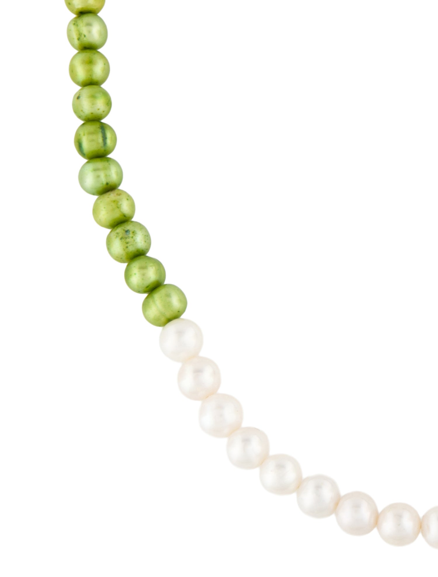 VEERT Crystal & Multicolor Pearl Collar Necklace