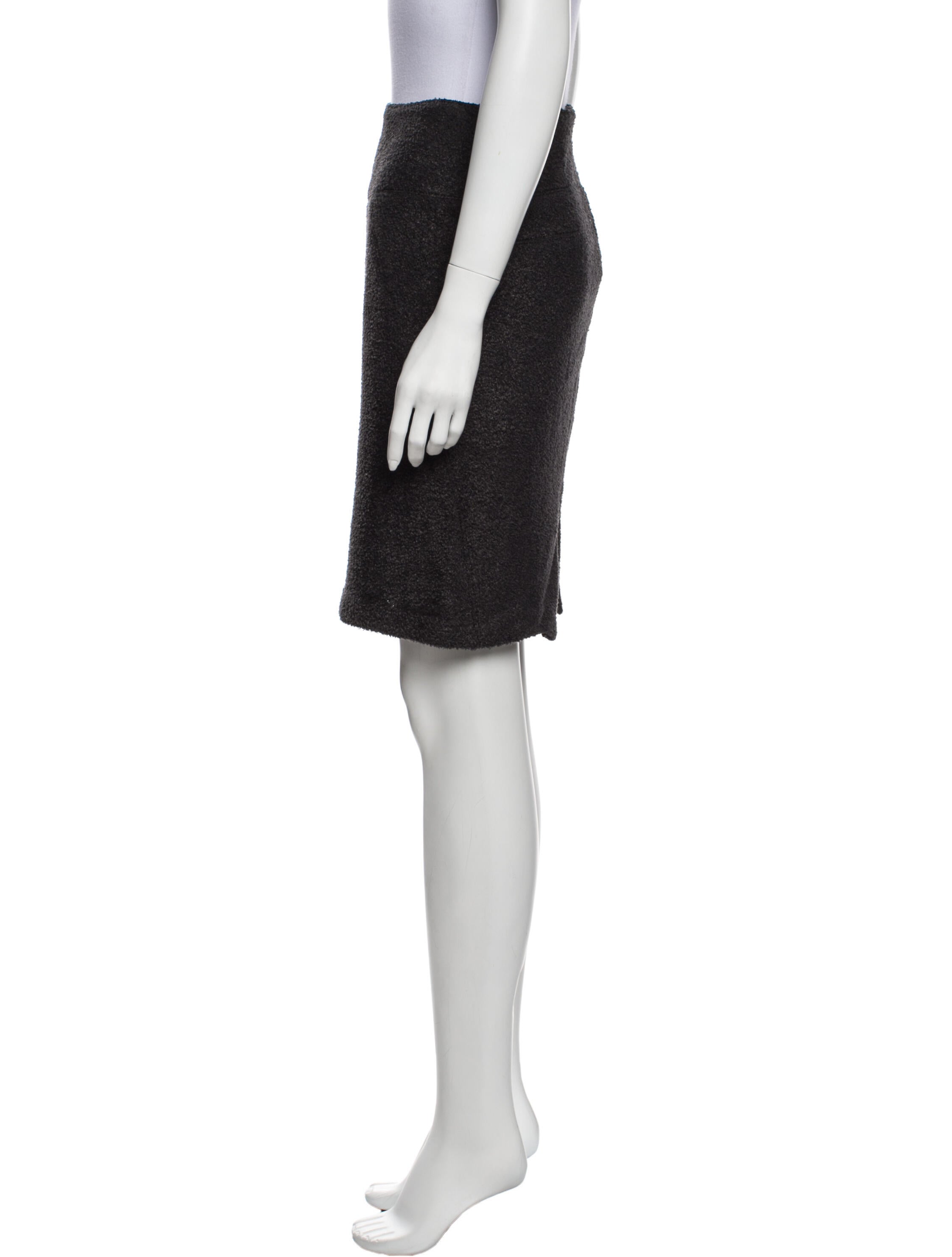 Veronique Leroy Terry Cloth Knee-Length Skirt