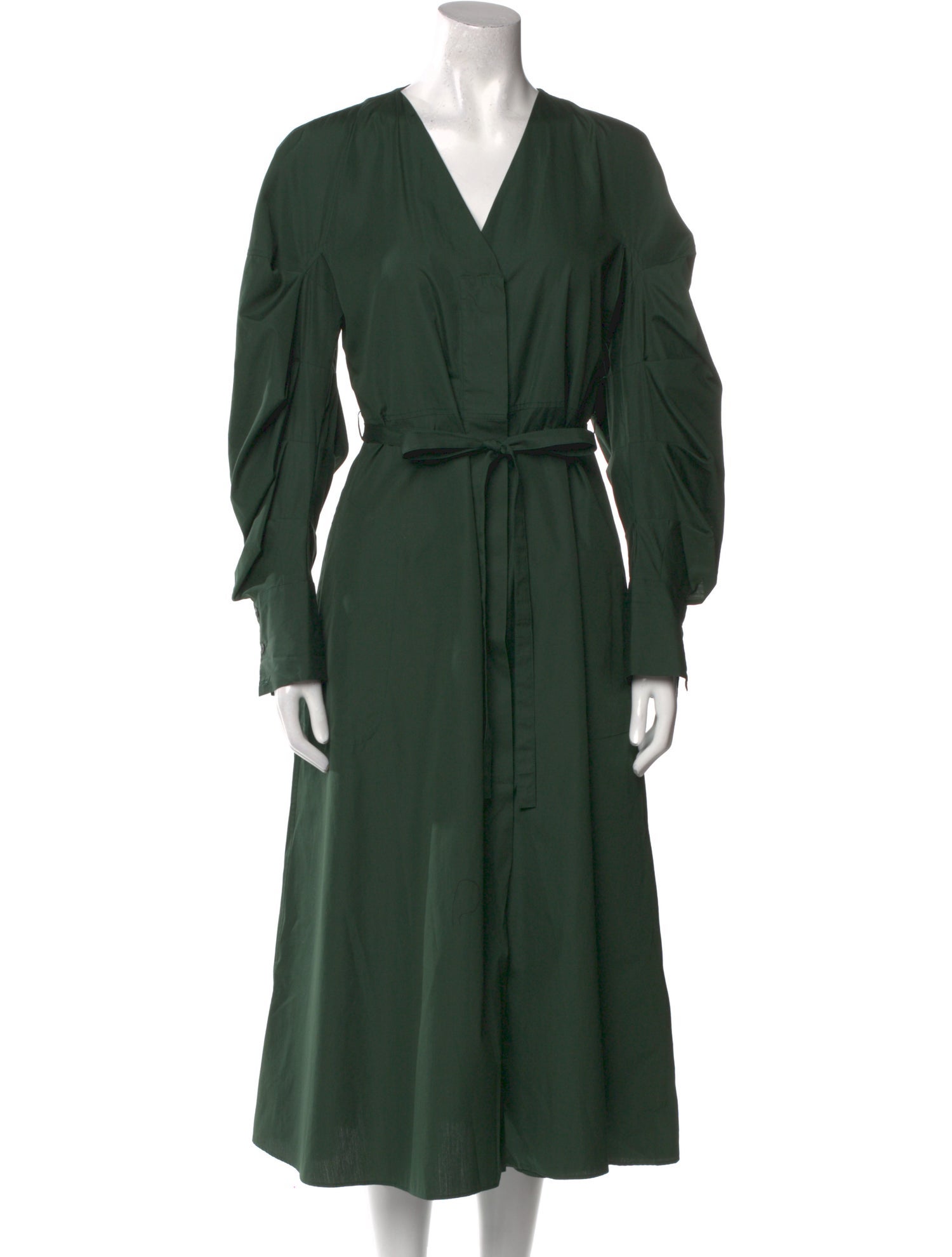 Veronique Leroy V-Neck Long Dress