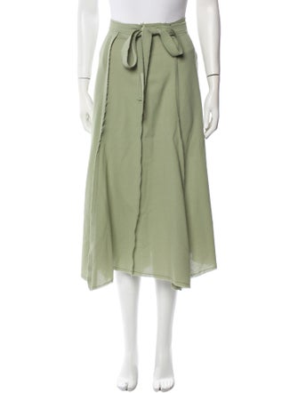 Veronique Leroy Wool Midi Length Skirt