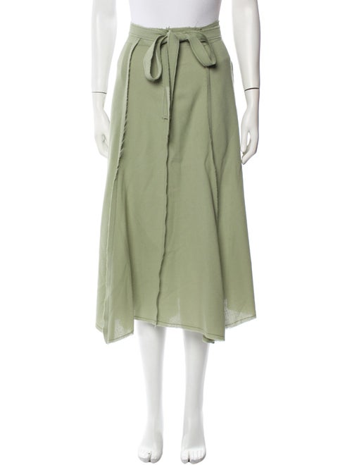 Veronique Leroy Wool Midi Length Skirt