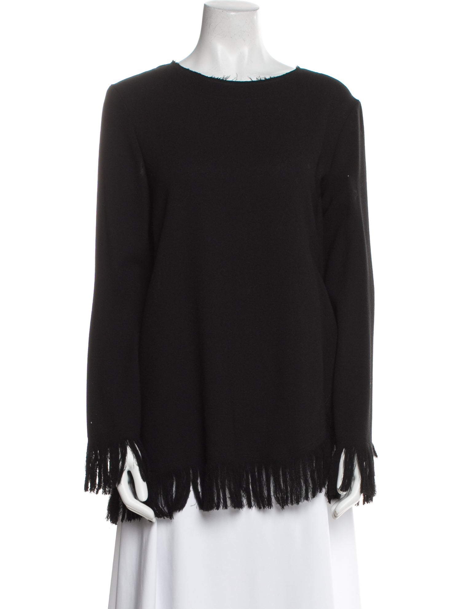 Veronique Leroy Wool Bateau Neckline Top