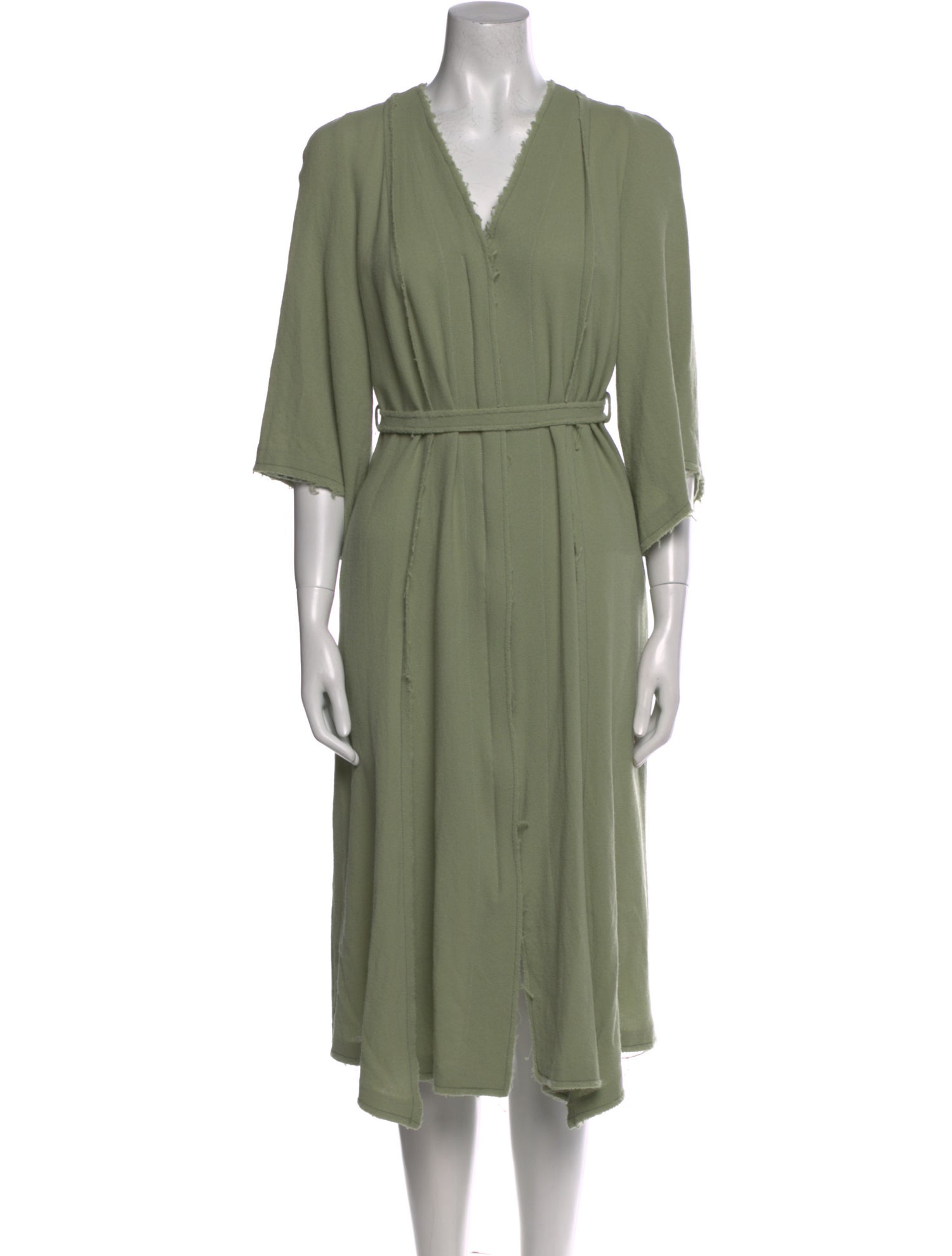 Veronique Leroy Wool Midi Length Dress