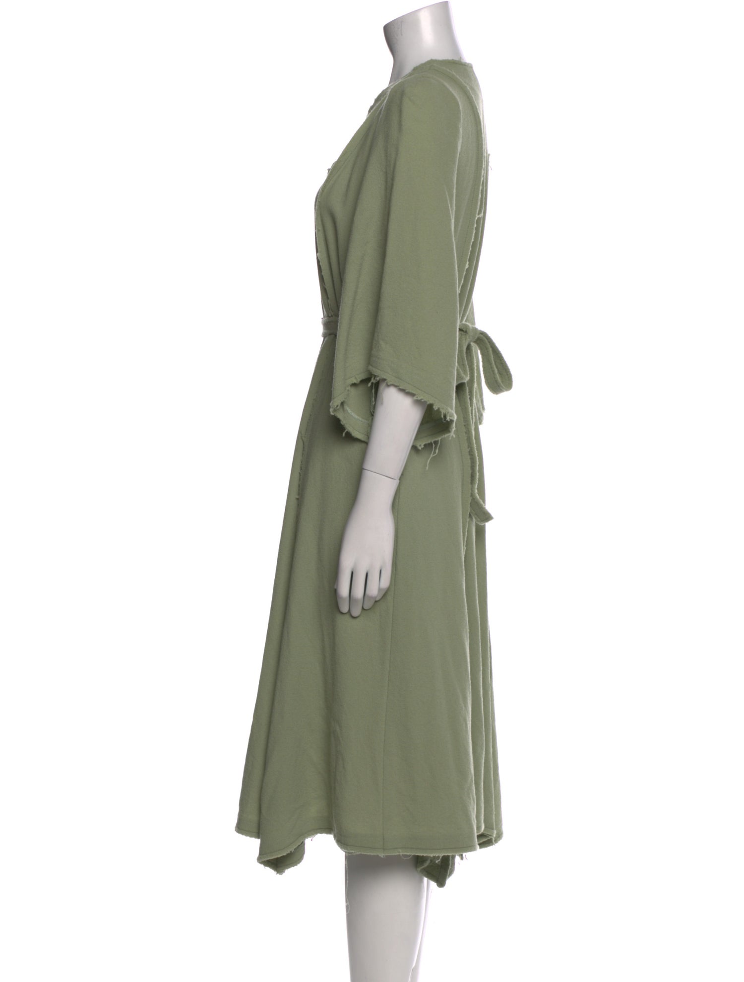 Veronique Leroy Wool Midi Length Dress