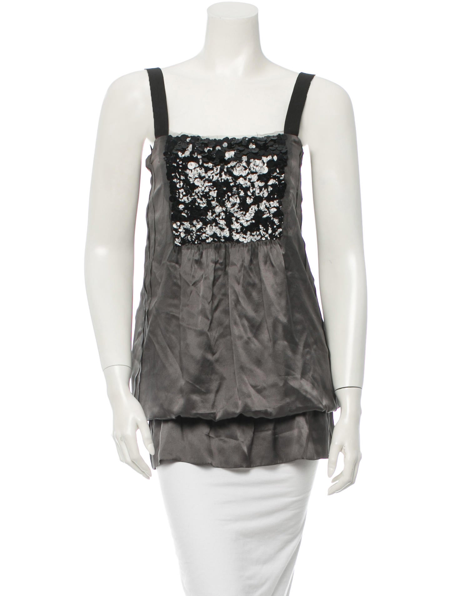 Vera Wang Silk Top - Clothing - VER21753 | The RealReal