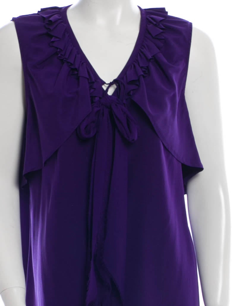 Vera Wang Silk Blouse - Clothing - VER22173 | The RealReal