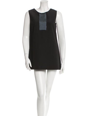 Vera Wang Embellished Sleeveless Top