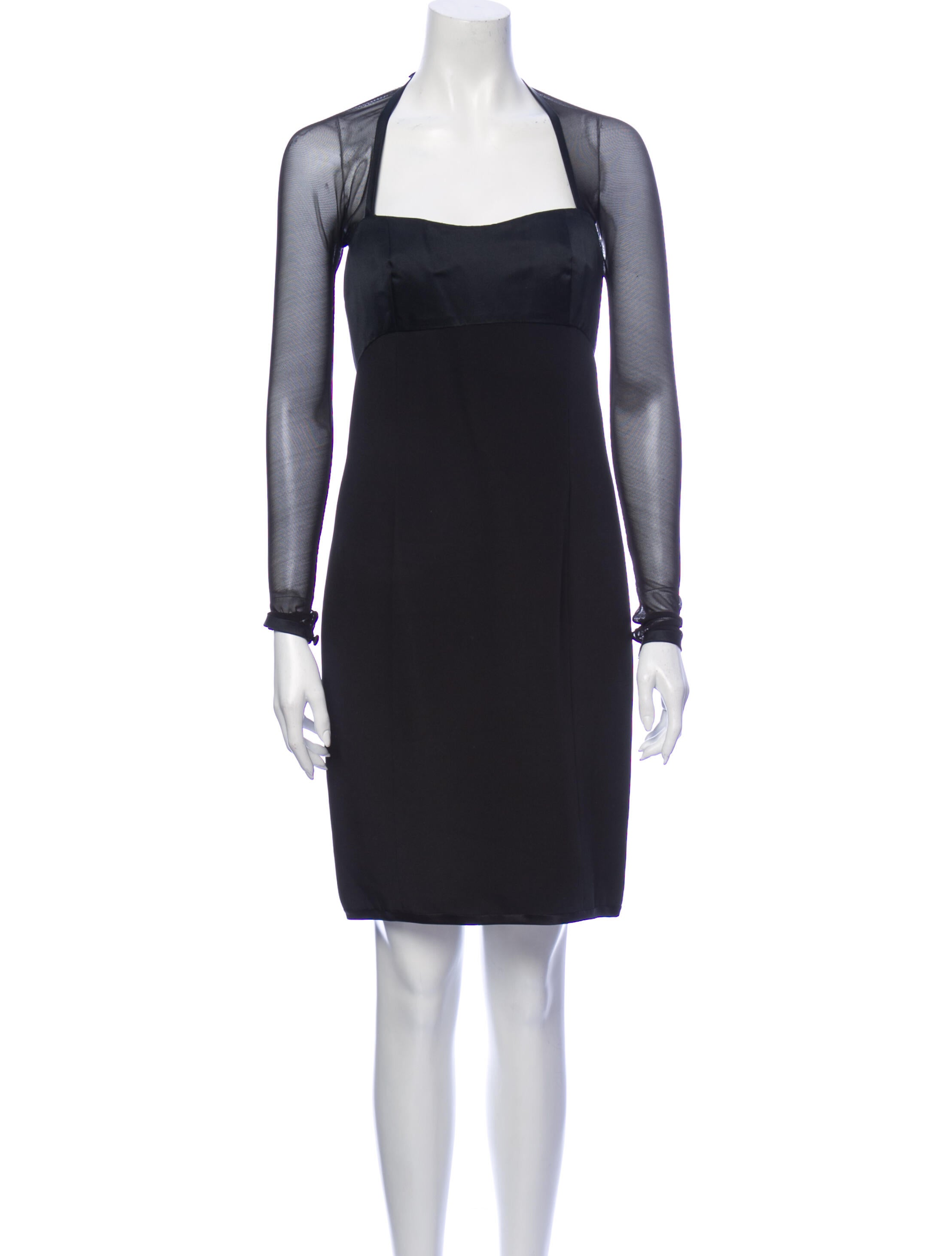 Vera Wang Silk KneeLength Dress Clothing VER35572 The RealReal
