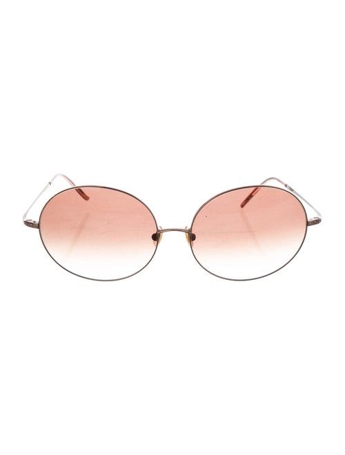 Vera Wang Tinted Round Sunglasses Brown