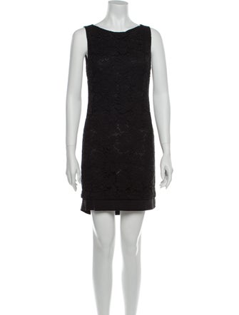 Vera Wang Lace Pattern Mini Dress