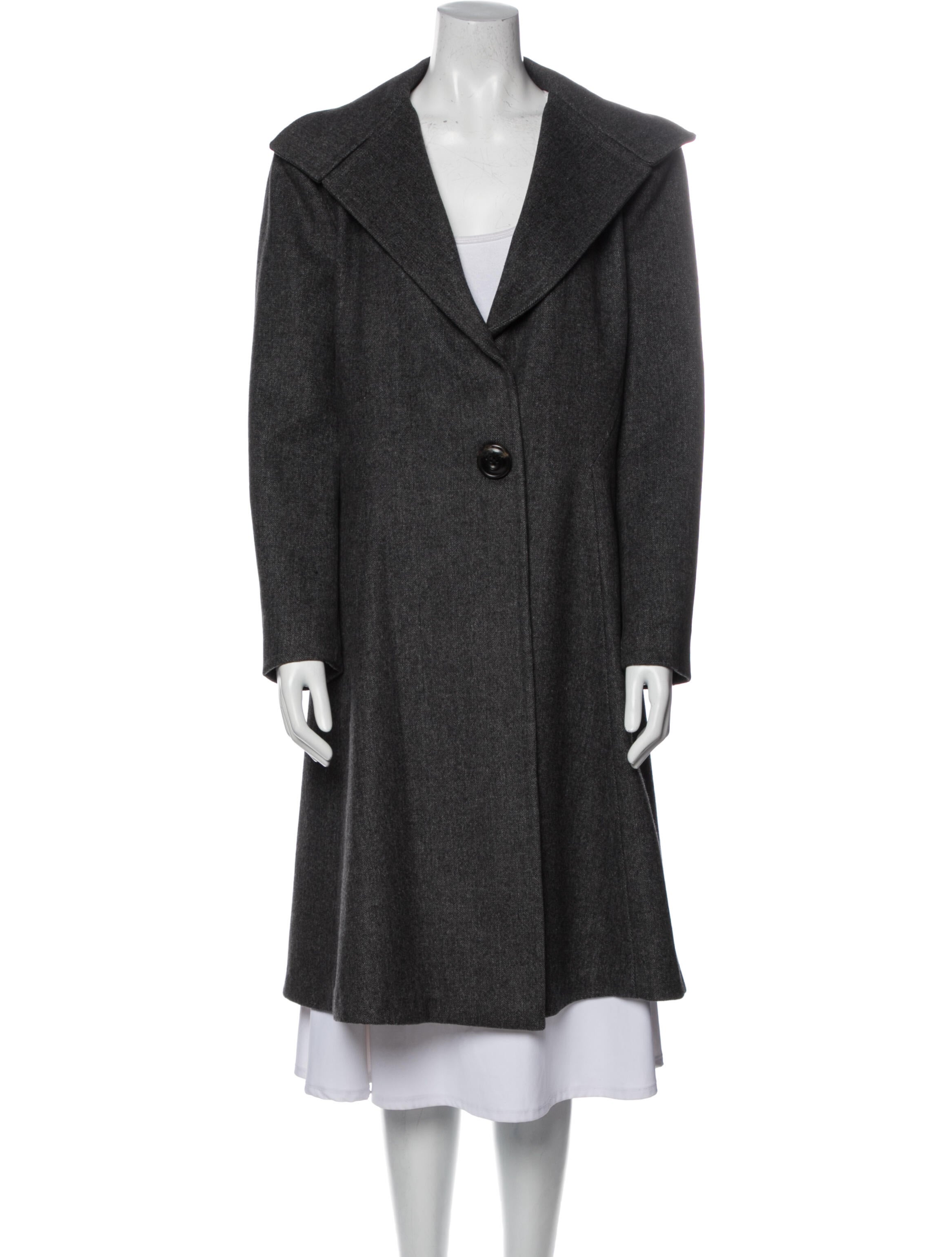 vera wang wool coat