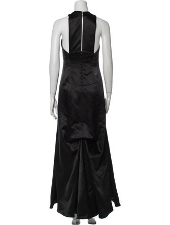 Vera Wang Halterneck Long Dress