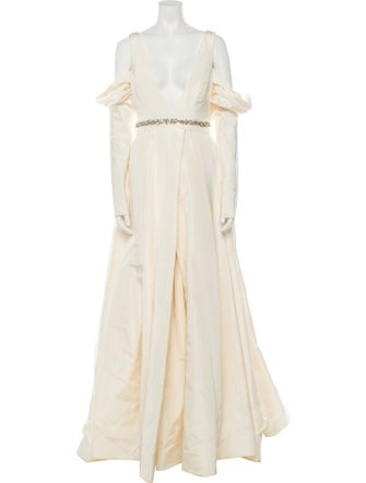 Vera Wang Silk Long Dress