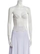 Vera Wang Strapless Crop Top