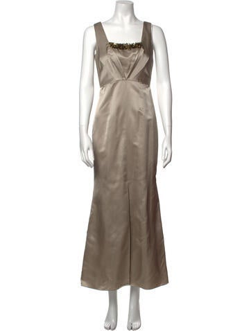 Vera Wang Dresses Square Neckline Long Dress XS