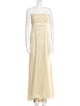 Vera Wang Strapless Long Dress