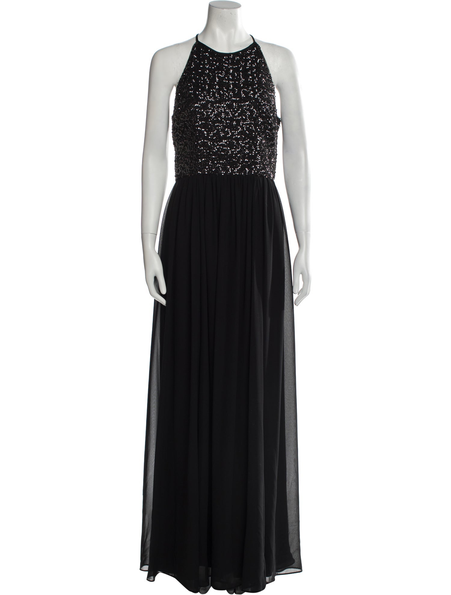 Vera Wang Halterneck Long Dress