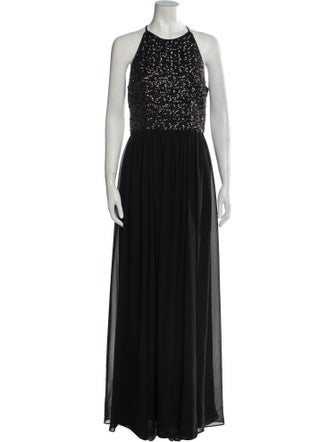 Vera Wang Halterneck Long Dress