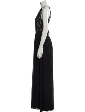 Vera Wang Halterneck Long Dress