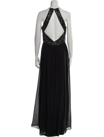 Vera Wang Halterneck Long Dress