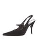 Vera Wang Satin Slingback Pumps