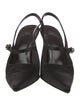Vera Wang Satin Slingback Pumps