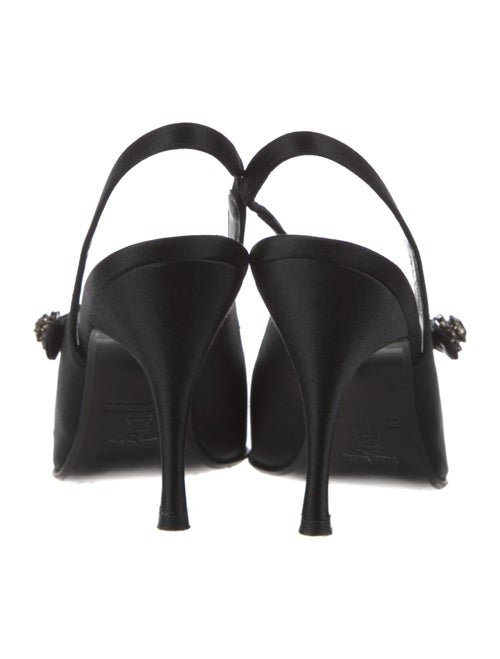 Vera Wang Satin Slingback Pumps