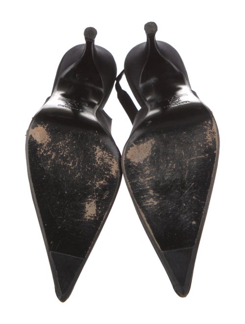 Vera Wang Satin Slingback Pumps