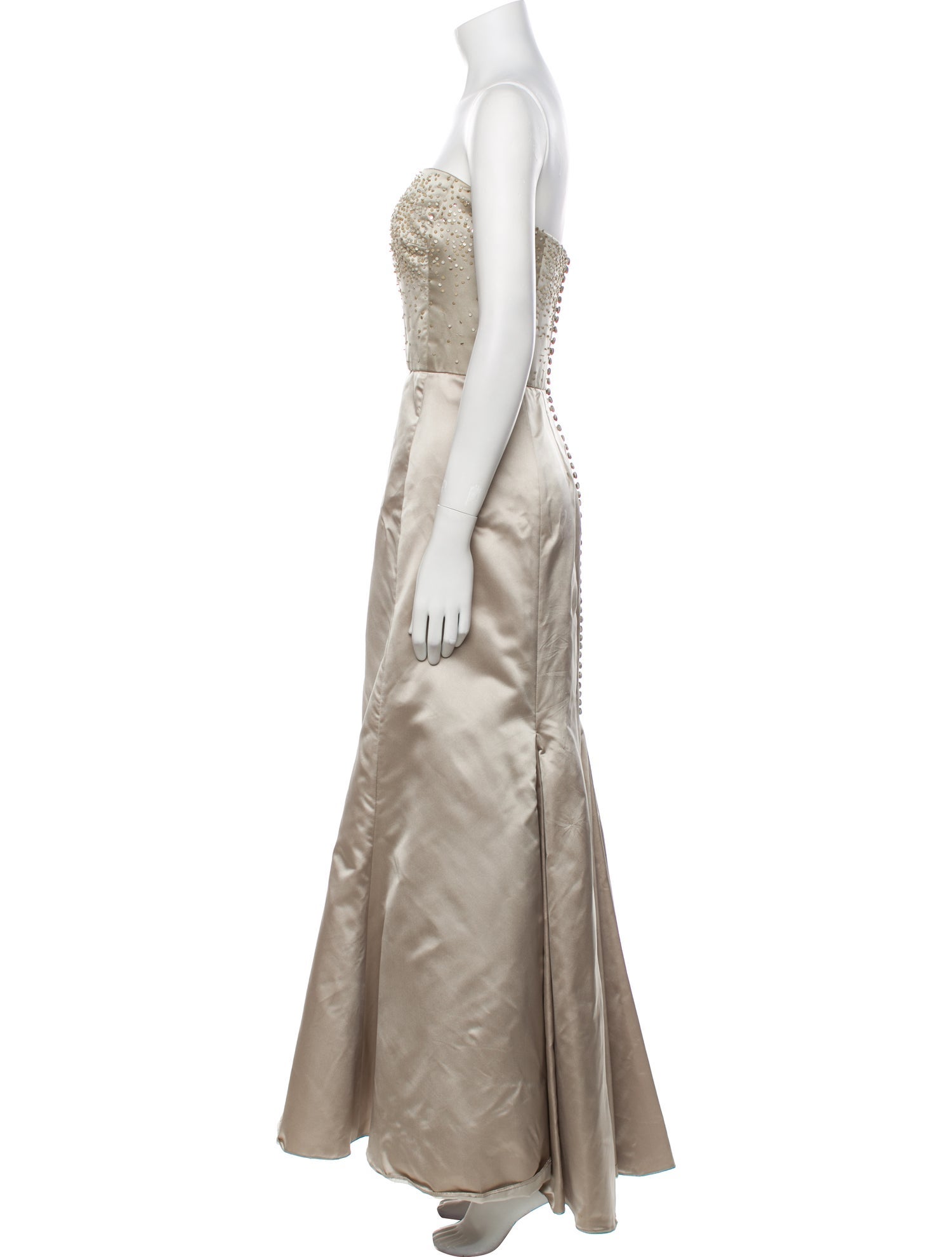 Vera Wang Silk Long Dress