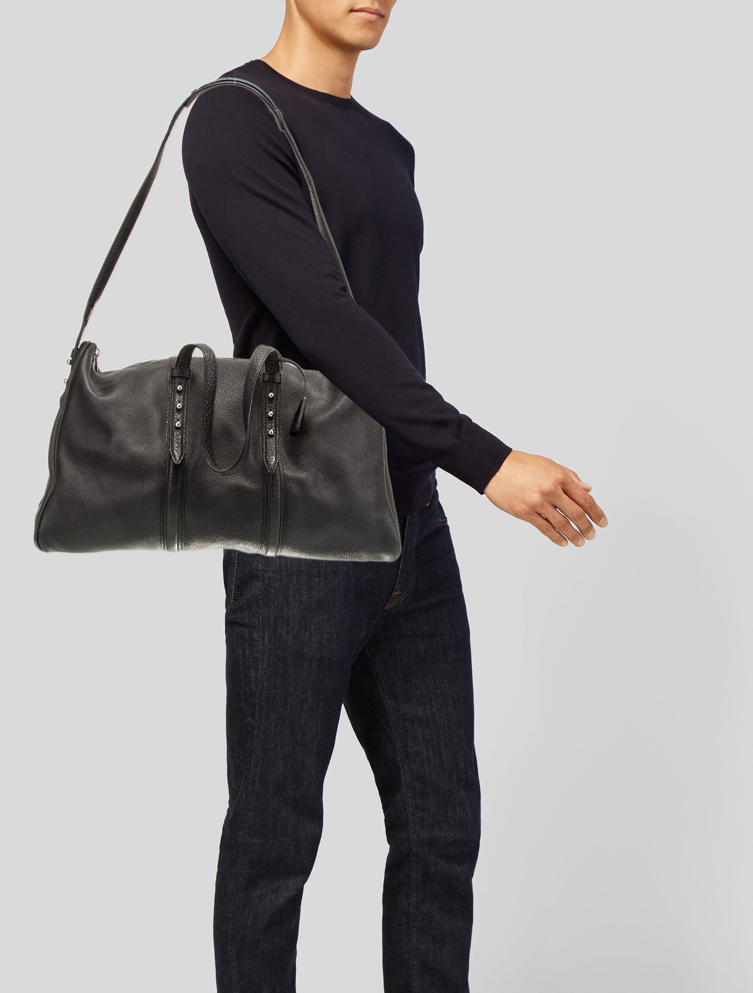 Alexander Wang Leather Weekender Bag