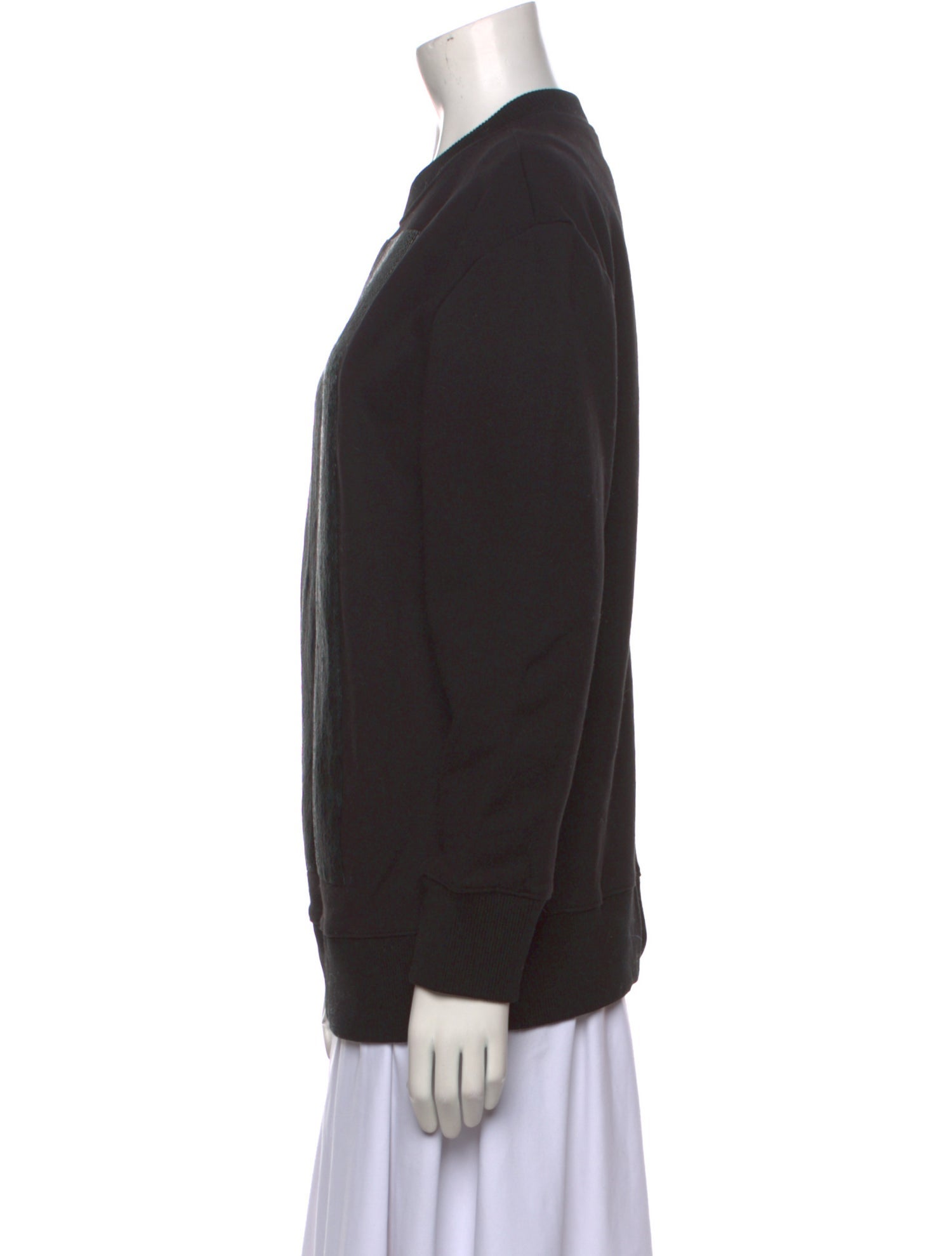 Vera Wang Crew Neck Long Sleeve Sweatshirt
