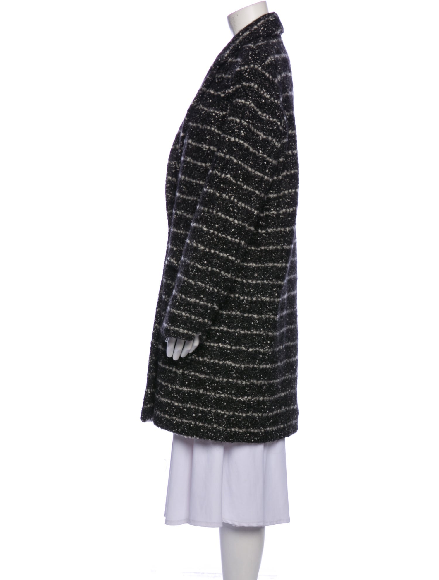 Vera Wang Striped Coat