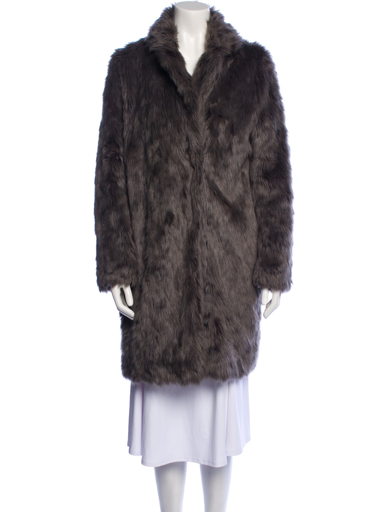 Vera Wang Faux Fur Coat