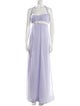 Vera Wang Square Neckline Long Dress