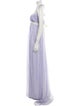 Vera Wang Square Neckline Long Dress