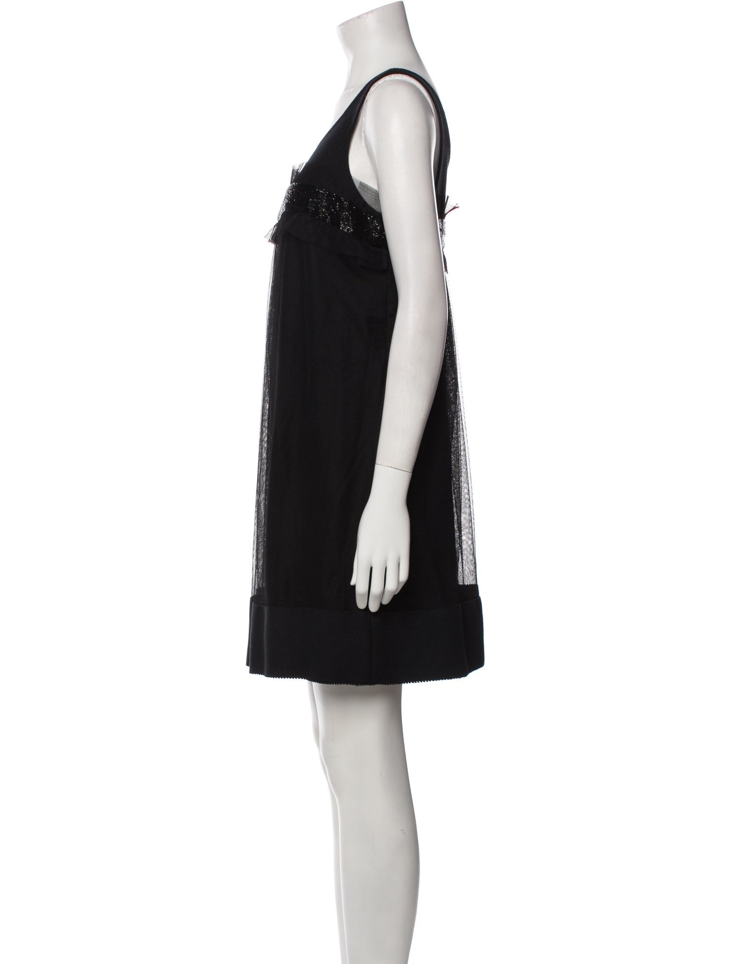 Vera Wang Wool Mini Dress