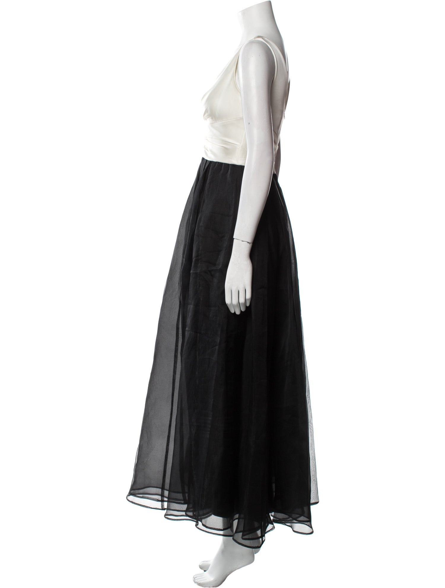 Vera Wang Silk Long Dress
